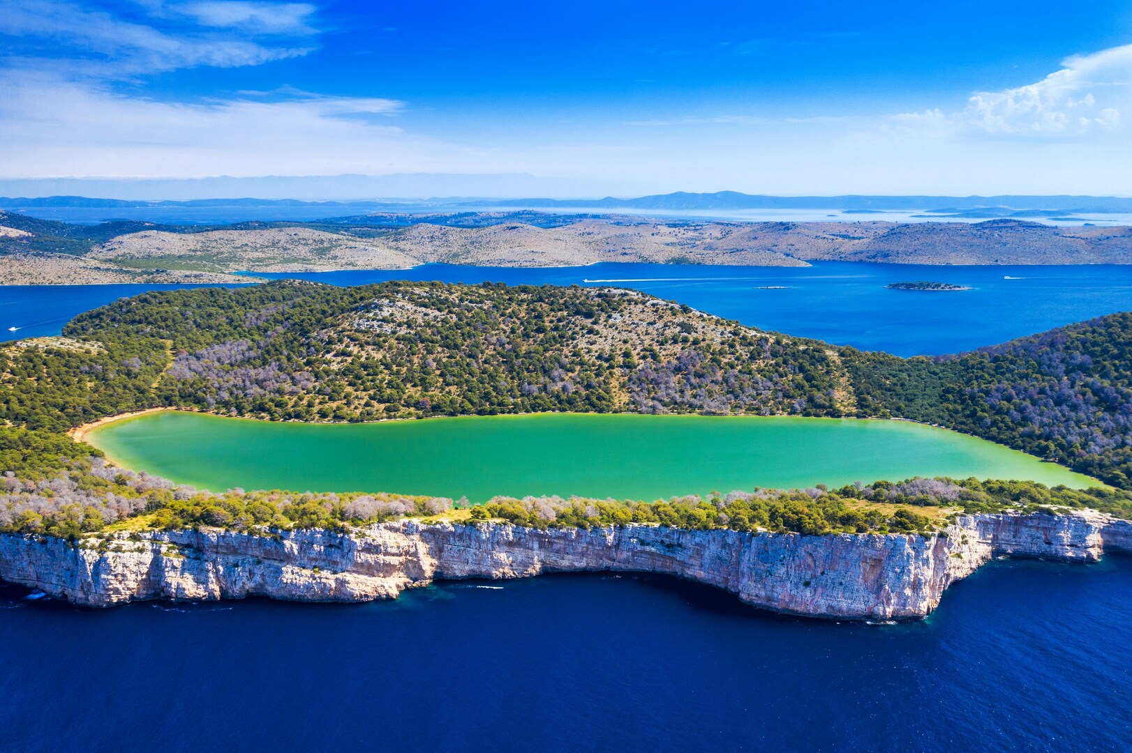 Stunning views of Telascica Nature Park on Dugi Otok