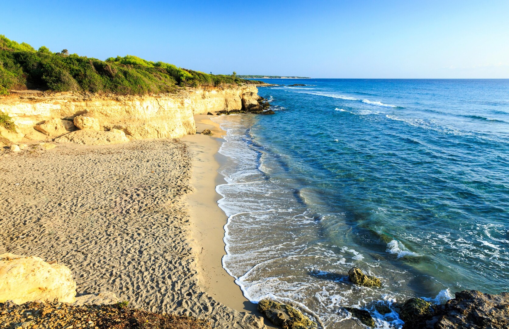 Baia dei Turchi, Puglia.