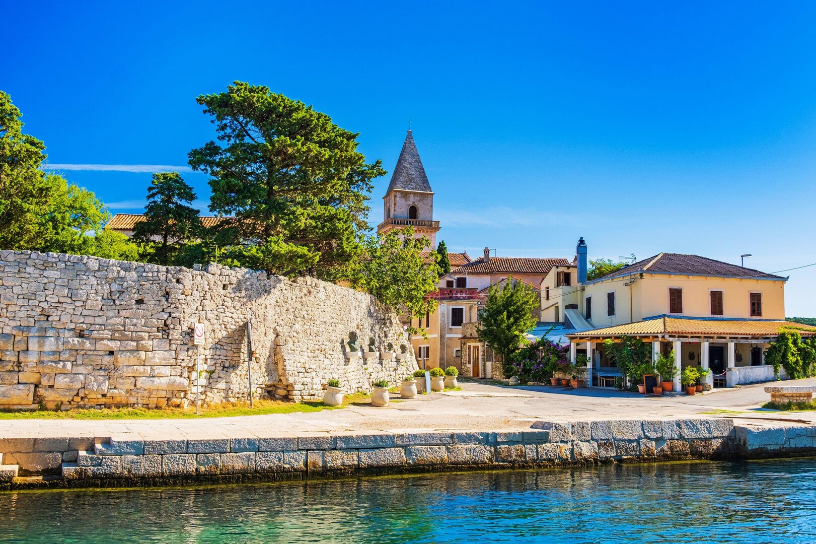 Osor, a picturesque town on Losinj Island