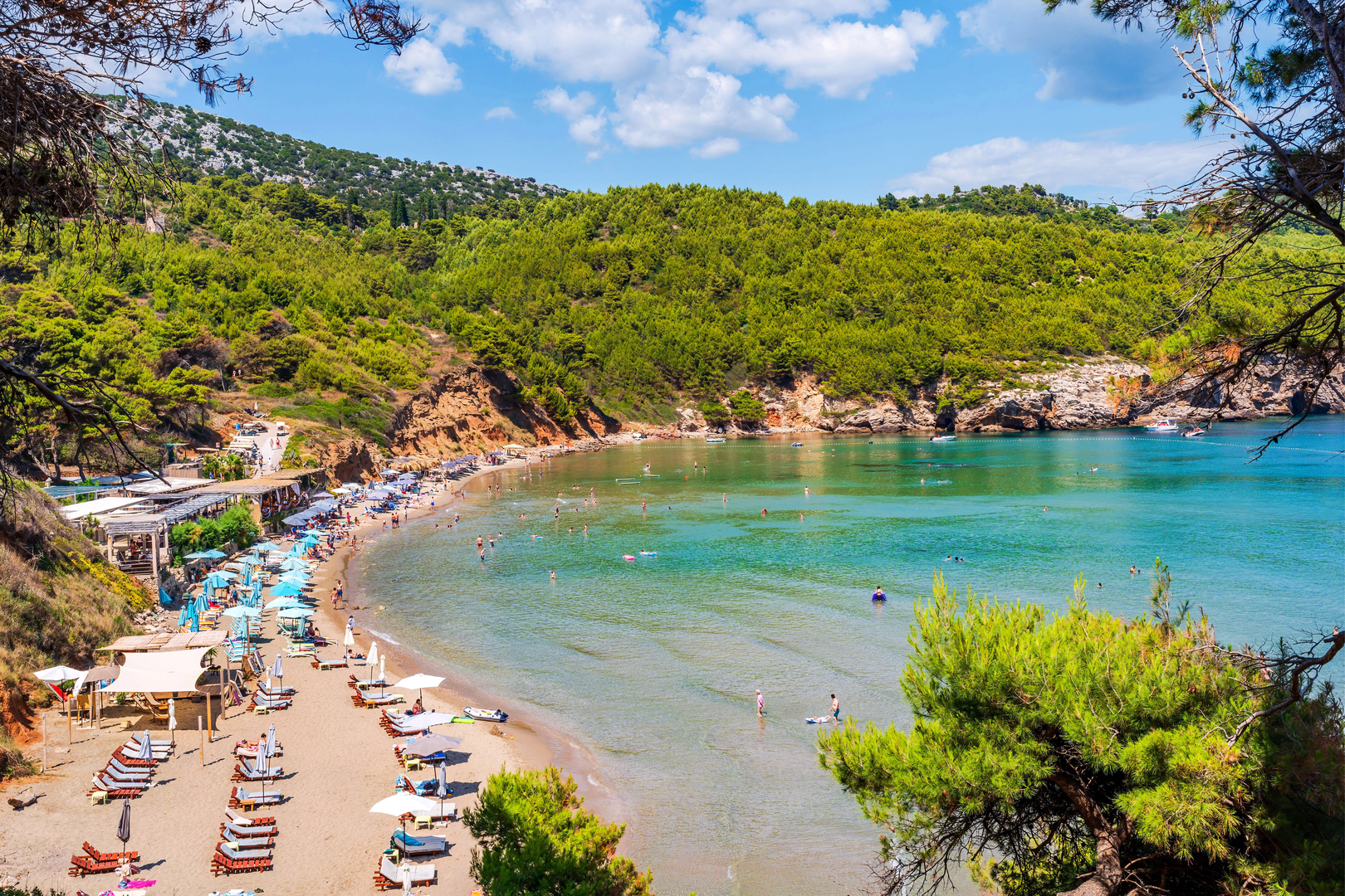 Sunj beach on Lopud Island